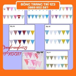 [Chất Lượng] Dây Cờ Họa tiết trang trí