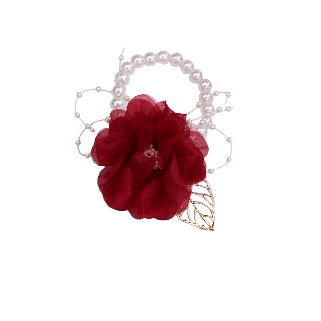 Vòng tay hoa voan cô dâu