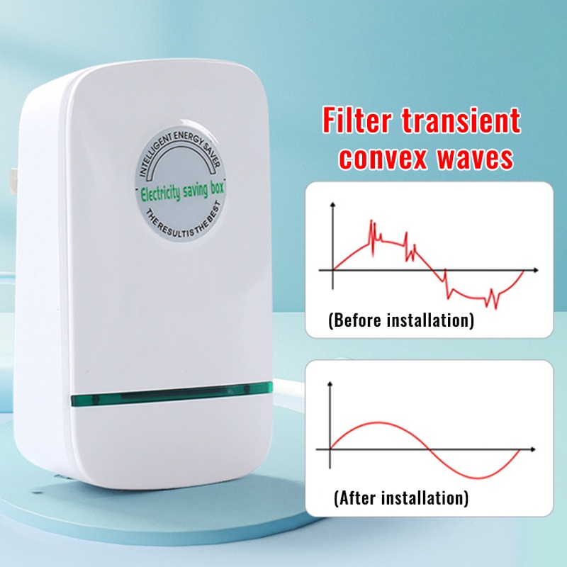 Yuki Thiết Bị Tiết Kiệm Điện Năng 90v-250v Cho Gia Đình / Văn Phòng / Phích Cắm us Thông Minh 2