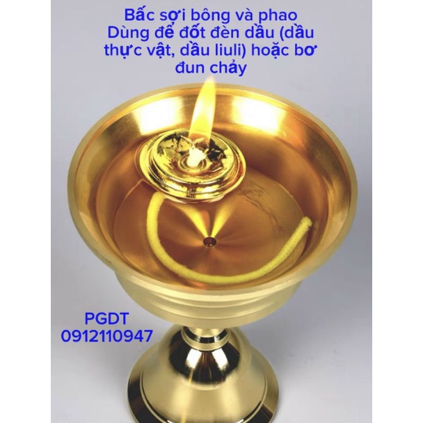 Bơ thực vật làm đèn bơ