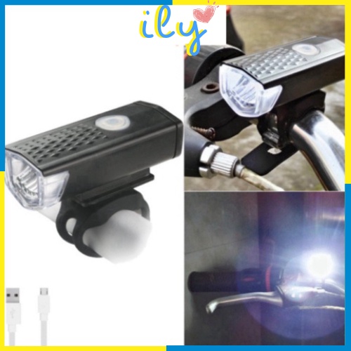 Đèn pha bóng LED Cree 300lm cho xe đạp ILY