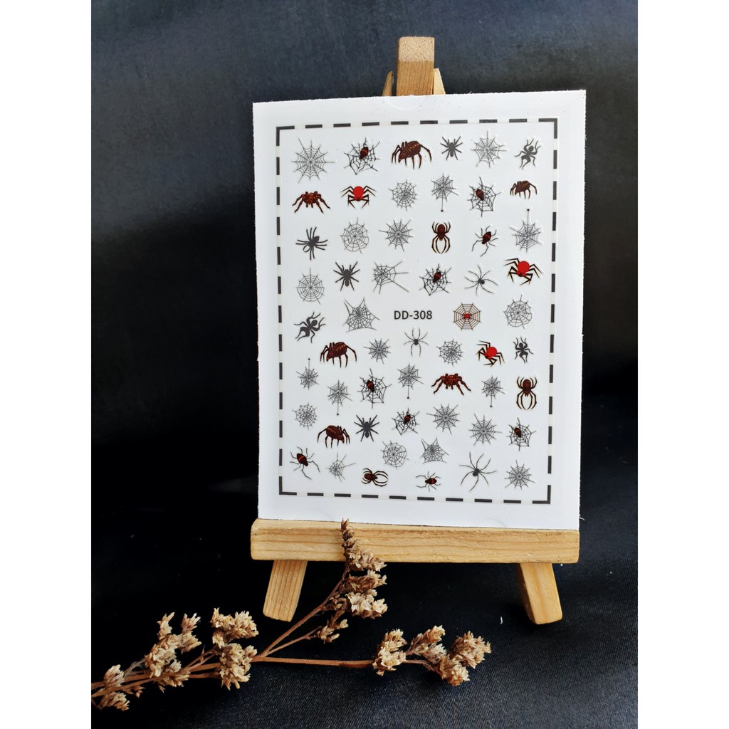 Sticker 3D - hình dán móng nhện