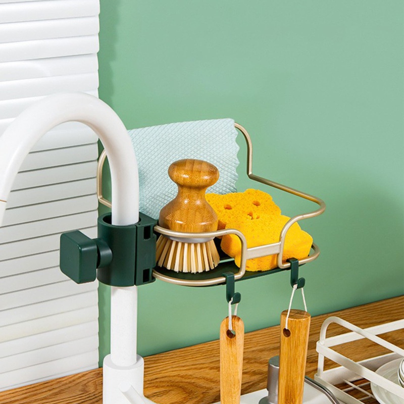 Khay Đựng Mút Rửa Chén Hình Tròn Nhanh Khô Tiện Dụng Cho Nhà Bếp / Phòng Tắm