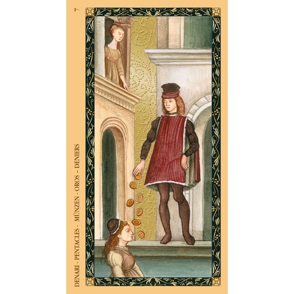 [Size Gốc] Bộ bài Golden Tarot of the Renaissance 012