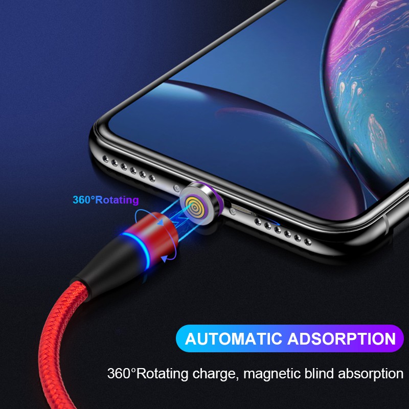 TBTIC Magnetic Charger Cable USB Type C For Samsung S20 S21 S8Plus For iPhone Mobile Phone Magnet Usb Charge Wire