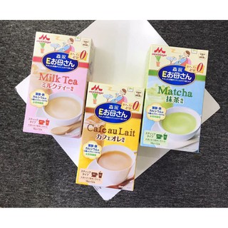 (Date 01/2021) Sữa bầu Morinaga 3 vị 18g x 12 gói vị Trà xanh, Cafe, Trà Sữa