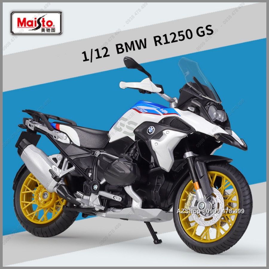 Xe Mô Hình Moto BMW R1250 GS Vua Đường Trường Tỉ Lệ 1:12 - Maisto