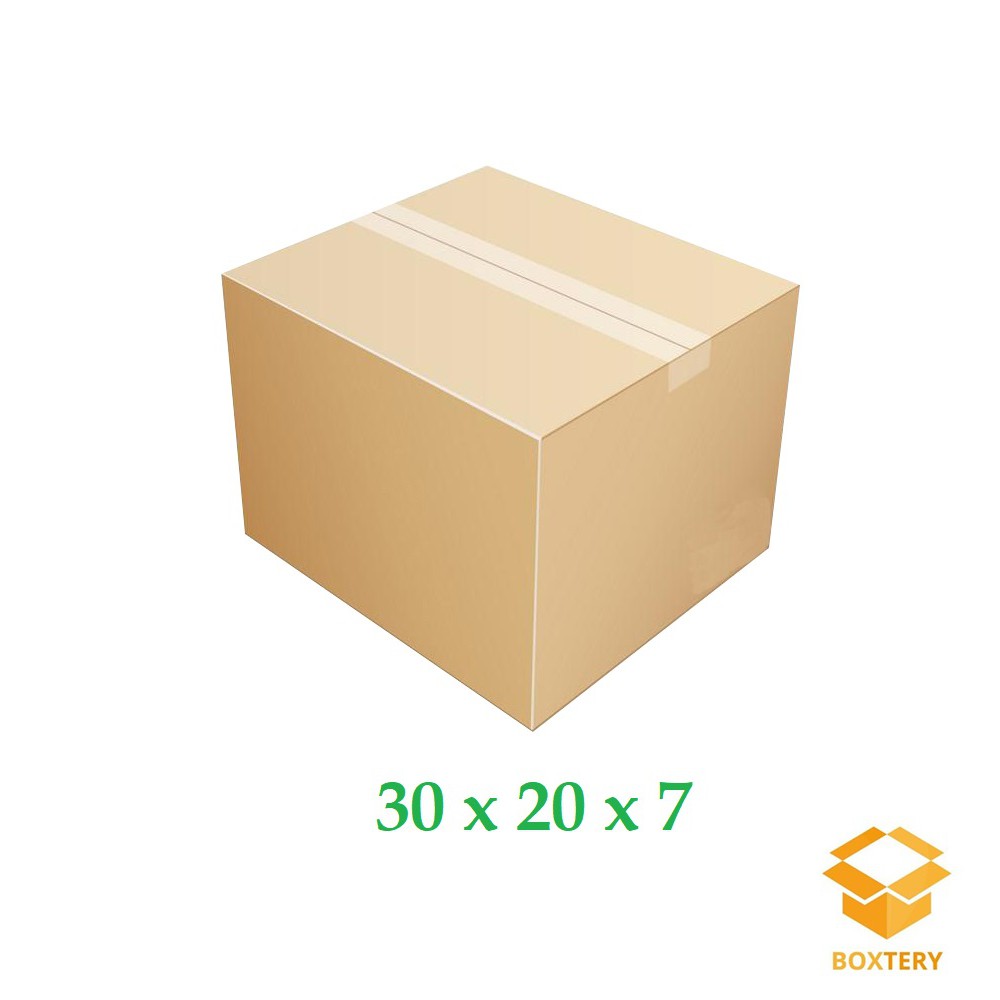 20 Thùng Carton Size 30x20x7 Cm - Hộp Carton