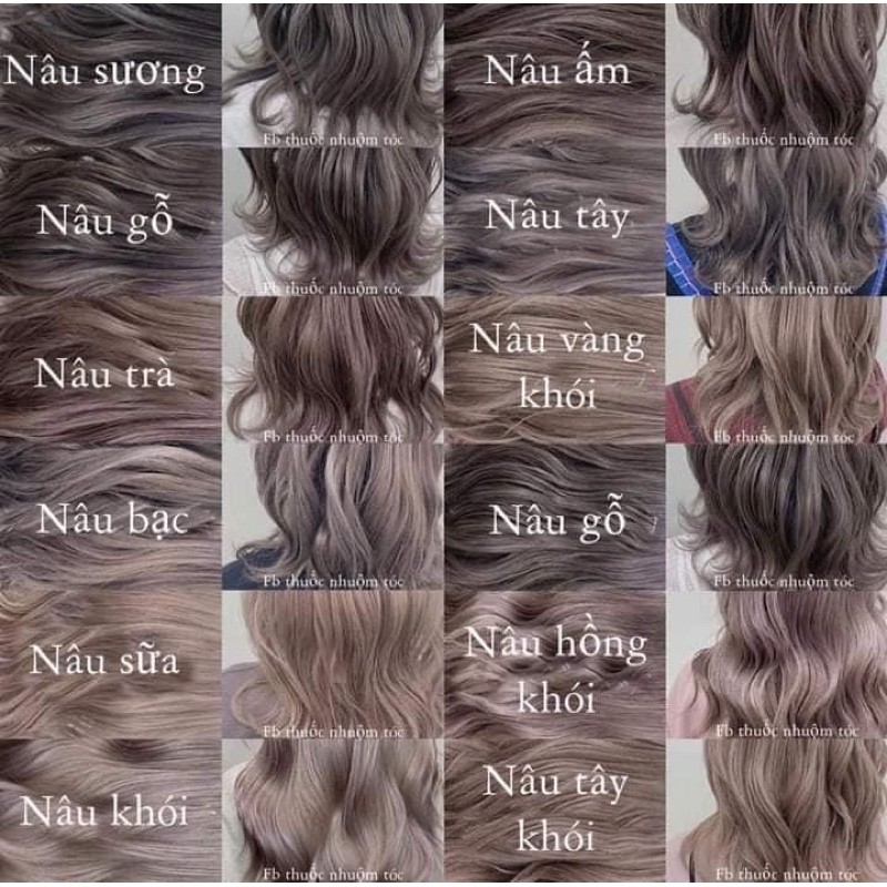 Thuốc nhuộm tóc Hàn tặng kèm oxy, găng tay [Chọn màu ghi chú ở tin nhắn cho shop, full mã màu] | BigBuy360 - bigbuy360.vn