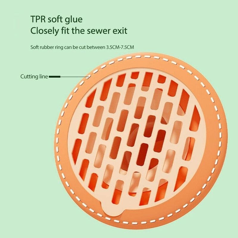 1 Nắp Silicone Lọc Rác Cho Lỗ Thoát Nước Nhà Tắm Tiện Dụng