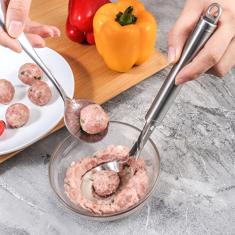 Dụng cụ nặn thịt viên - làm mọc inox tiện lợi