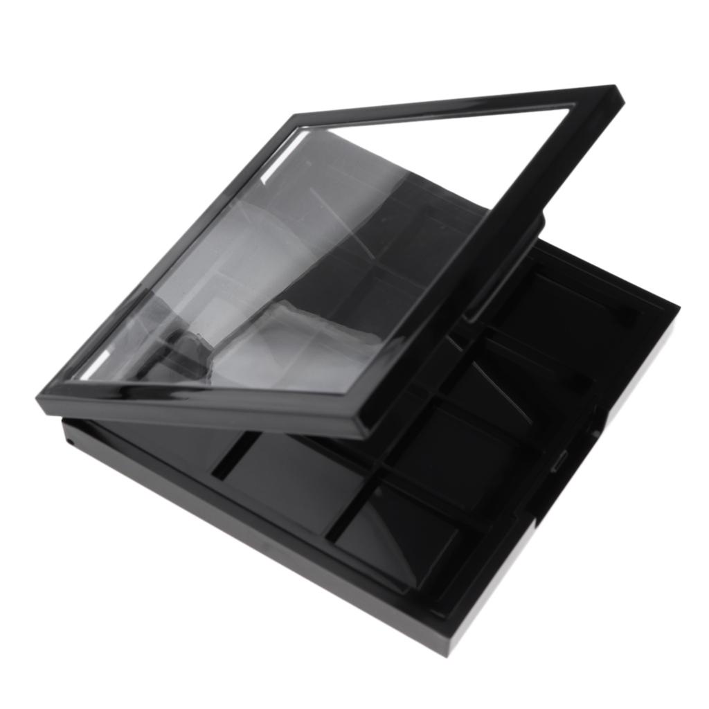 Hộp Rỗng Trong Suốt 12 Ngăn Đựng Phấn Mắt Chất Lượng Cao Cho Người Mới Bắt Đầu