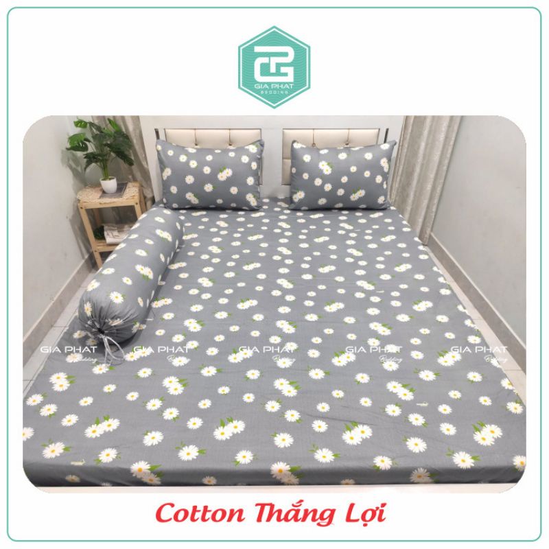 Ga lẻ 1m8x2m nệm cao 16-25cm Cotton Thắng Lợi 100% chuẩn logo( không kèm áo gối)