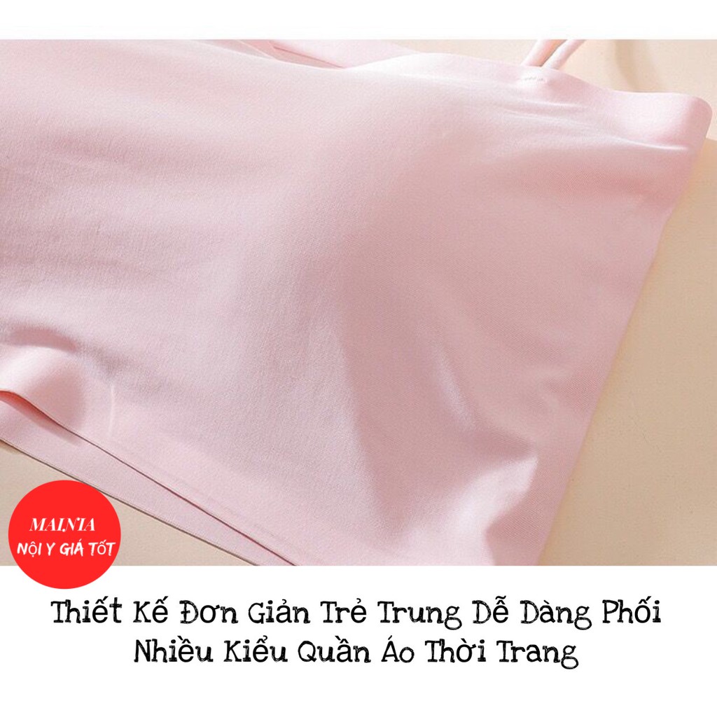 Áo Bra Quây Hai Dây Đúc Su Áo Bralette Tập Gym Yoga Mainia Shop