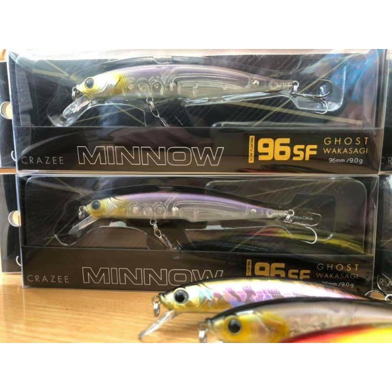 Mồi Câu AlphaTackle Crazee Minnow 96SF 9g 96mm