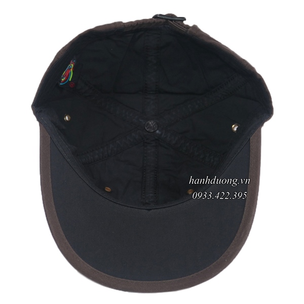 Nón kết 7 caps mặt da chữ Z đóng 4 sò