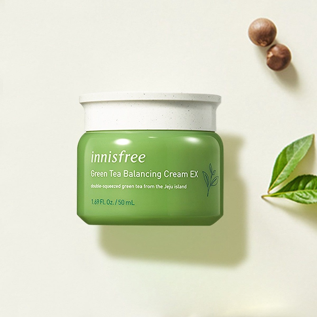 Kem Dưỡng Dành Cho Da Hỗn Hợp Innisfree Green Tea Balancing Cream EX 50ml