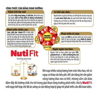 Sữa bột Nuti Fit Gold 900g