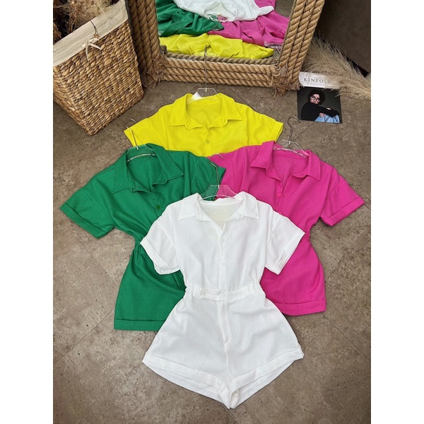 Jumpsuit sơmi short