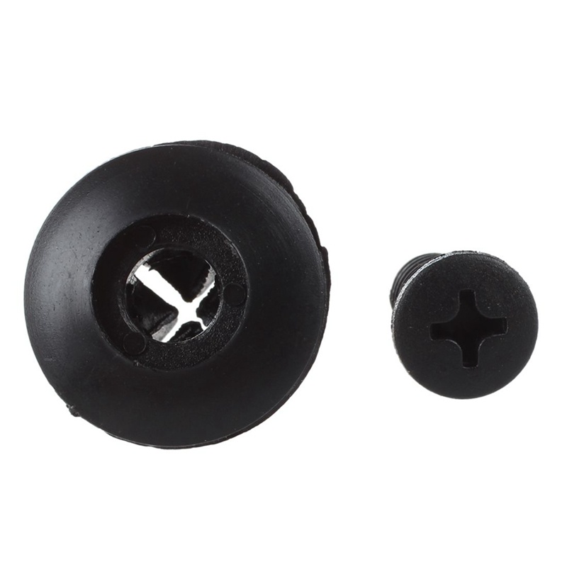 Set 45 Đinh Tán Nhựa Màu Đen 8Mm &amp; 32Mm