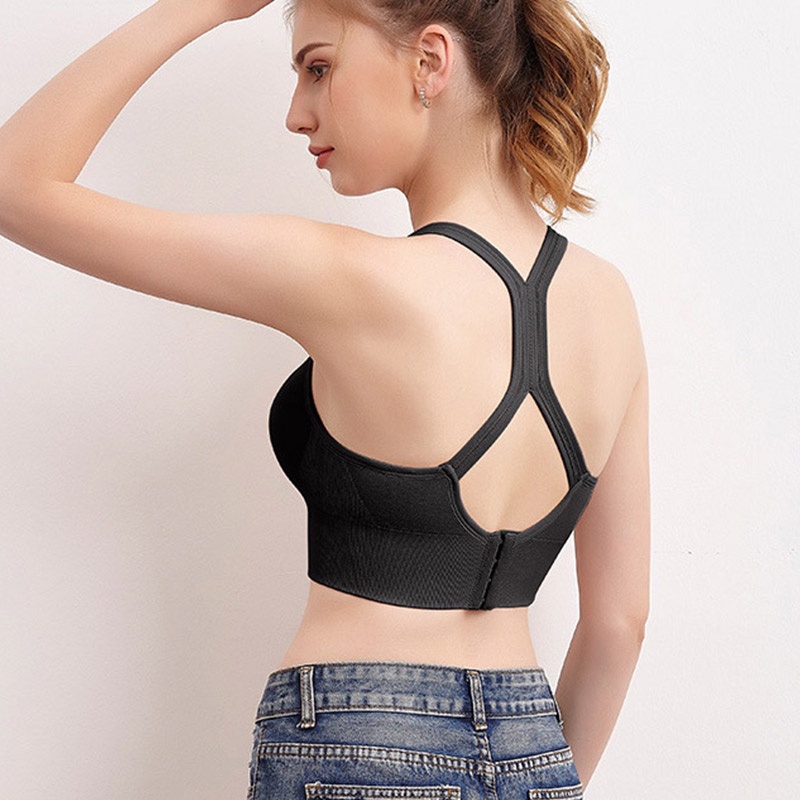 AOFEIQIKE Áo ngực thể thao chống sốc size S-XL cho nữ