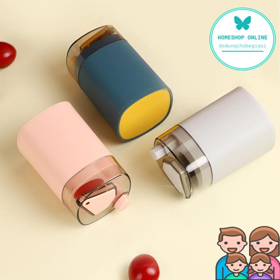 Hũ Ống Đựng Tăm Xỉa Răng Nhựa Cao Cấp Ấn tự động cho gia đình HOME SHOP ONLINE