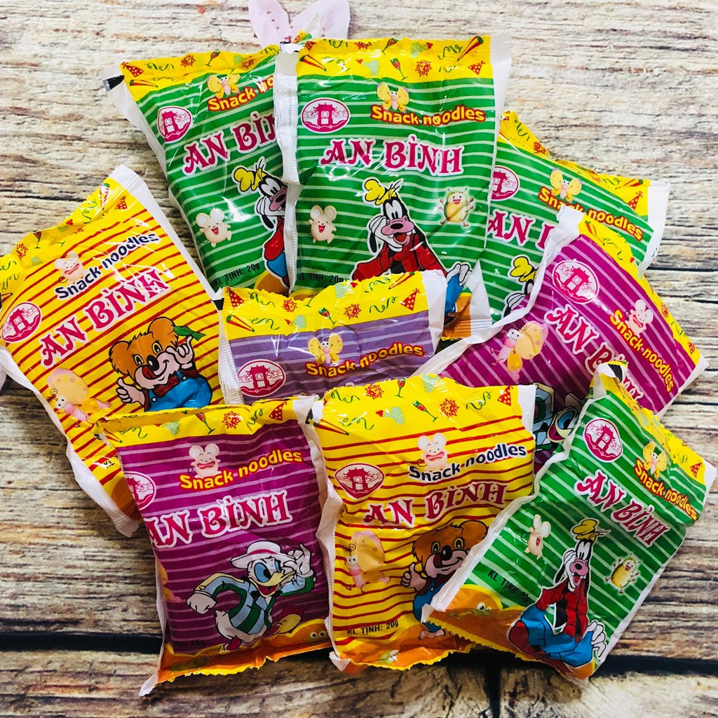Mì tôm trẻ em An Bình - Mỳ tôm trẻ em gói 20 gram