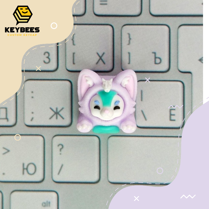 Nút bàn phím cơ resin handmade Fenny Keycap