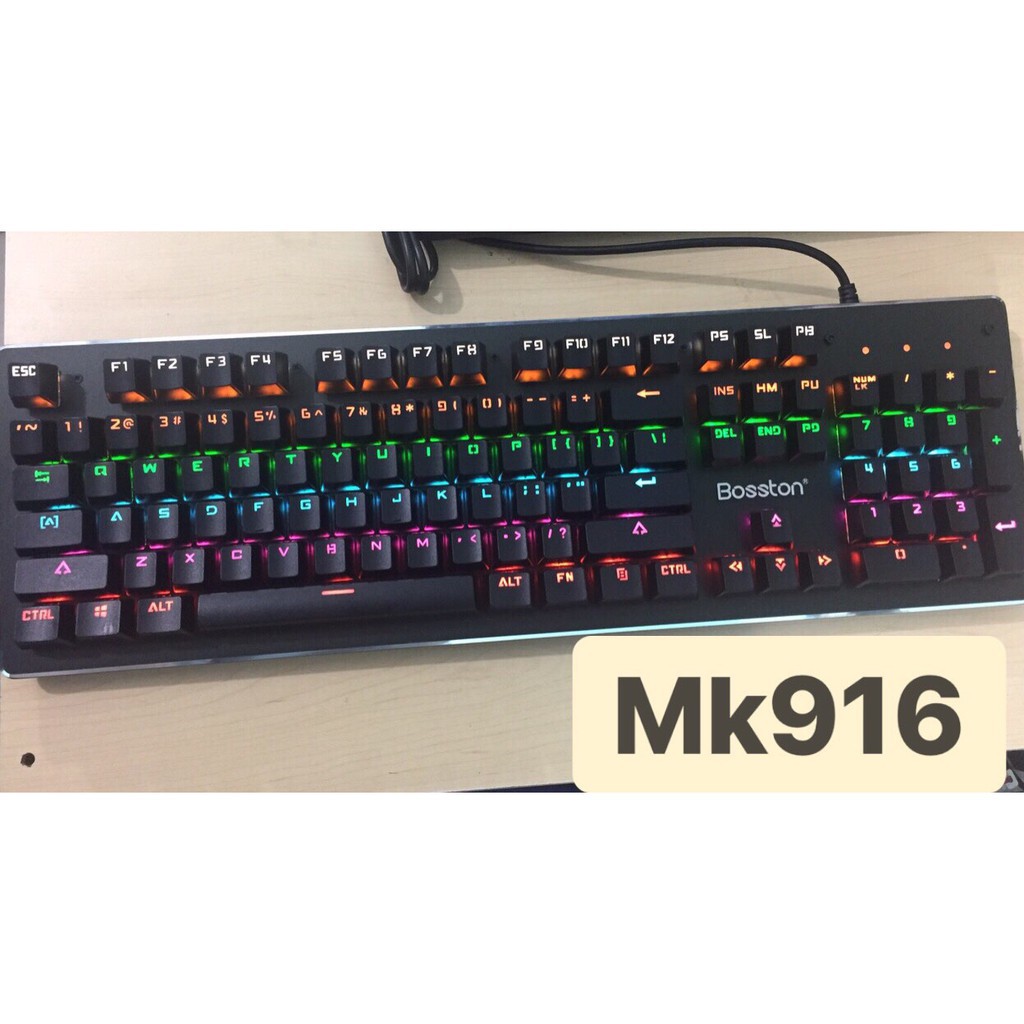 Bàn phím máy tính Bosston MK919 - PHÍM CƠ - Hàng Chính Hãng