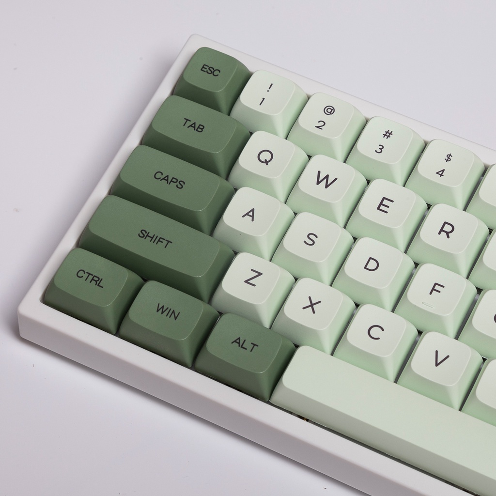 Bộ Keycap Matcha 124 Phím Profile XDA chất liệu PBT in Dye Sub dành cho bàn phím cơ