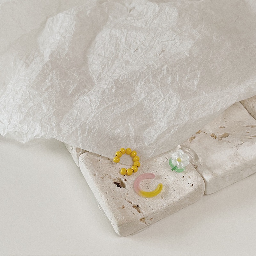 Set 3 Khuyên Tai Nhiều Màu Sắc Thời Trang Dành Cho Nữ