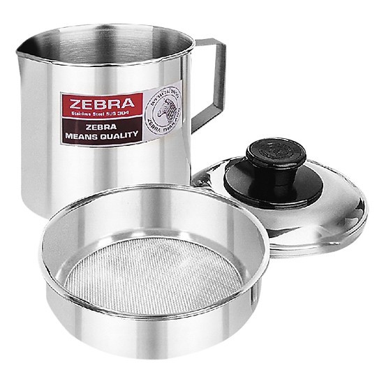 Ca nước Inox Có Vỉ Lược Zebra 151101 , hàng Thái Lan cao cấp