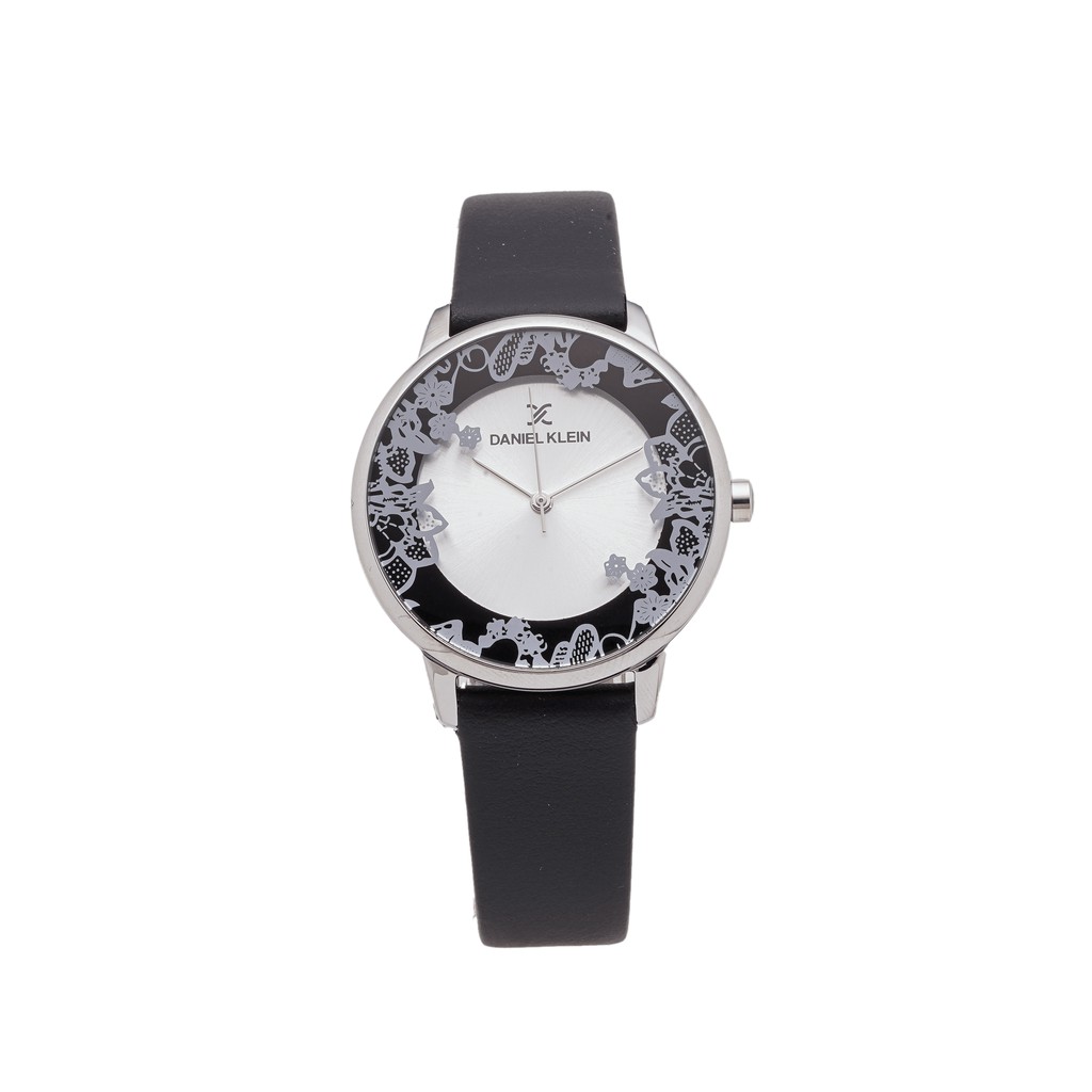 Đồng hồ Nữ Daniel Klein Floral Motifs Black Ladies DK.1.12552.1