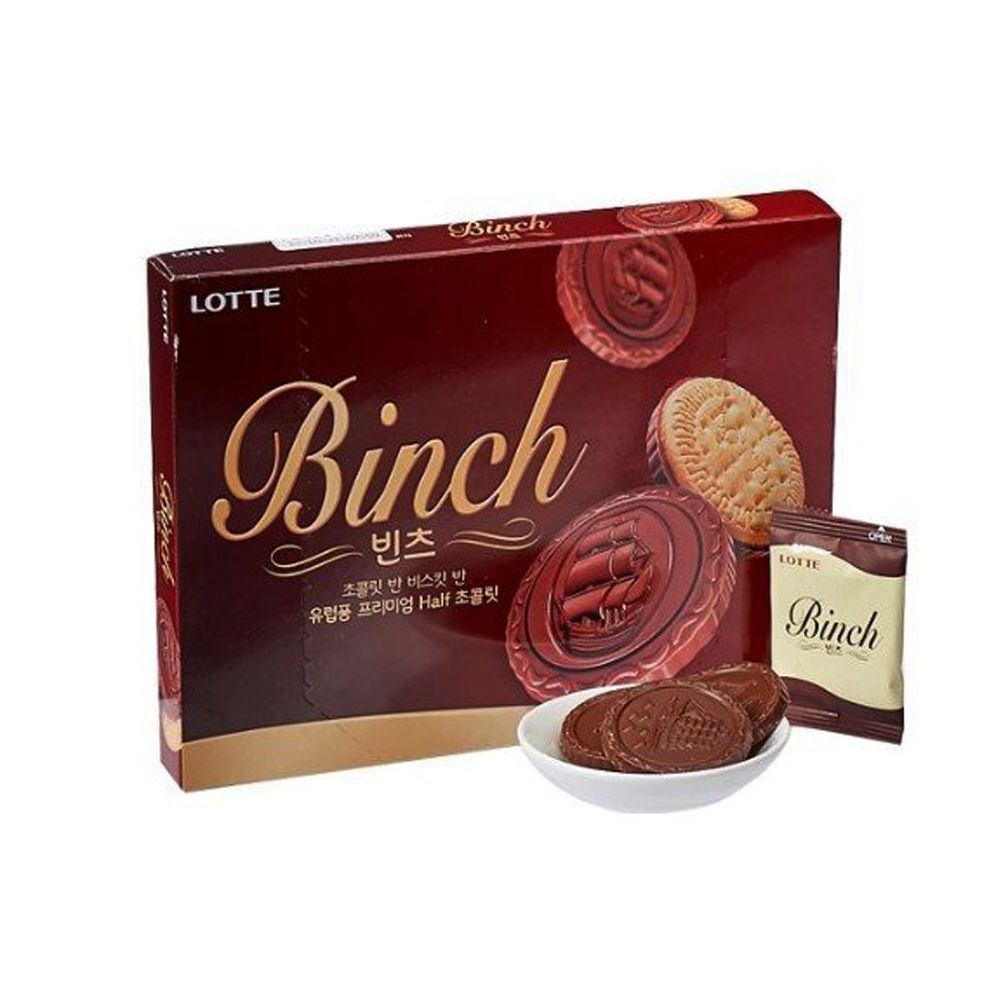 Bánh quy sô cô la Binch Hàn Quốc Lotte 204g