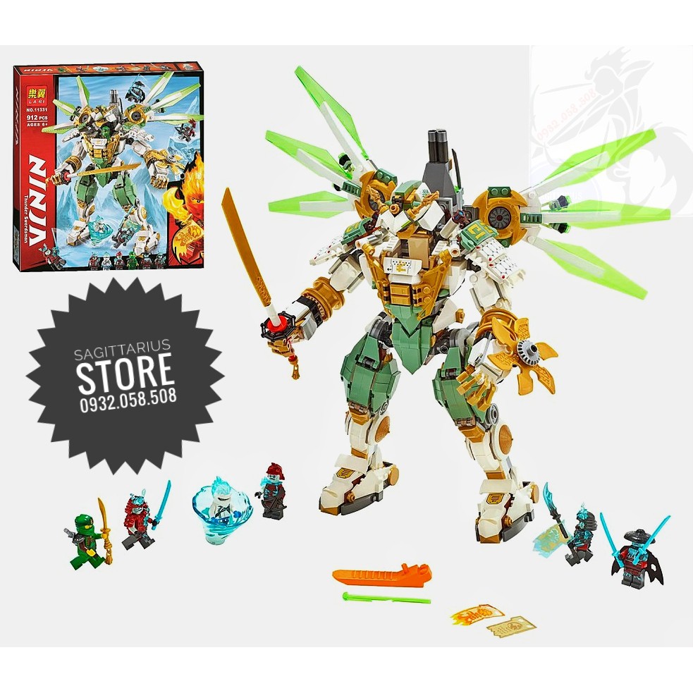 Bộ LEGO Lari 11331 Lắp Ráp Robot Merch Samurai Của Lloyd