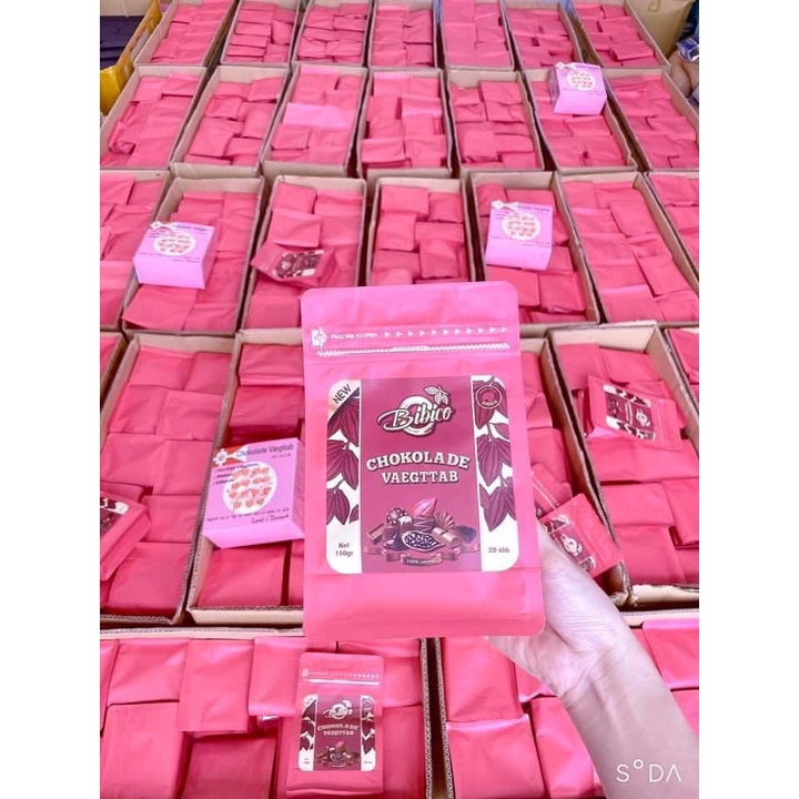 Socola Chokolade Vaegttab Hỗ Trợ Giảm Cân - Lẻ 1 Gói 20 Viên