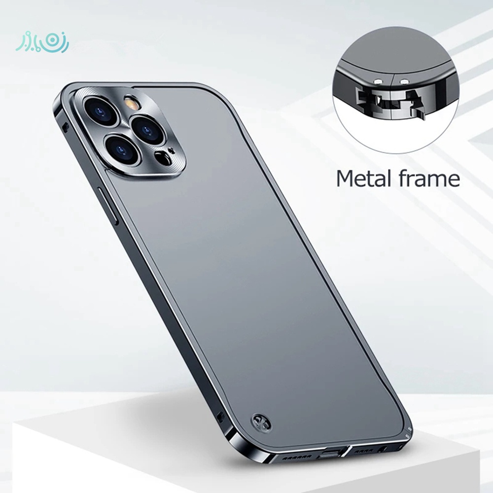 Ốp Điện Thoại Bằng Nhôm Mặt Nhám Trong Mờ Khung Kim Loại Sang Trọng Cho iPhone 14 Pro Max 14 Plus