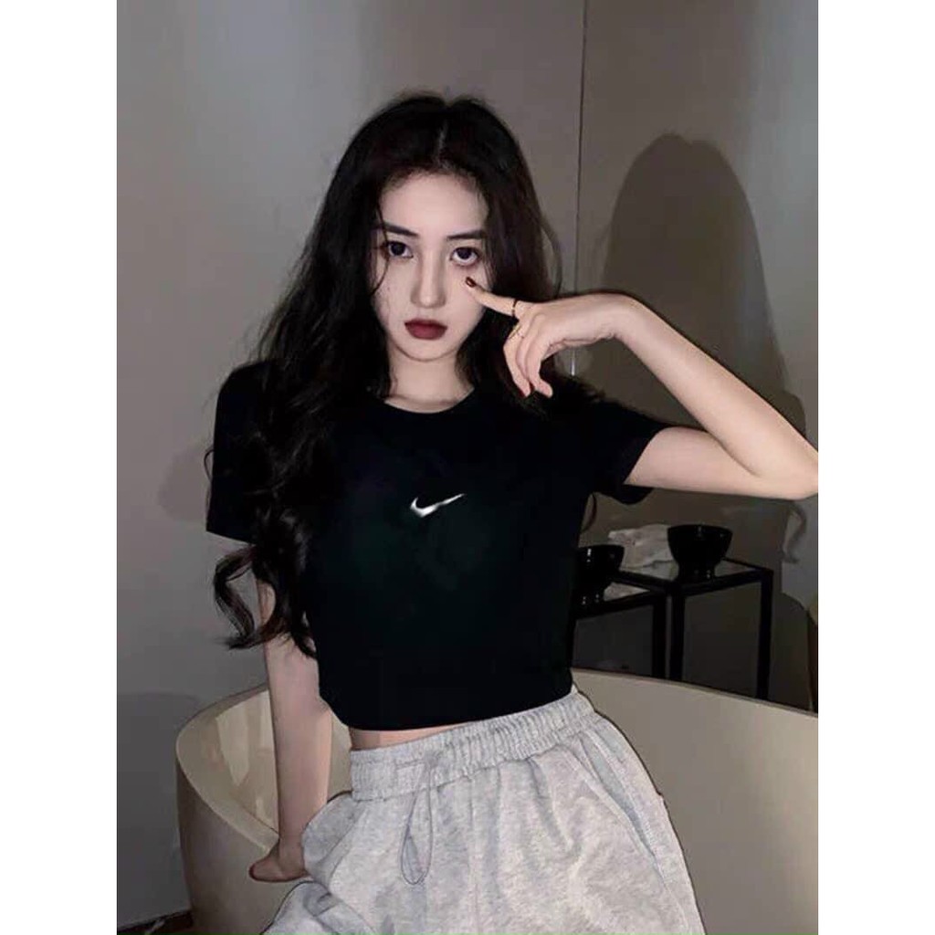 Áo Croptop Nữ Siêu Xinh, Chất Thun Co Giãn, Hàng Loại 1, Thoáng Mát | BigBuy360 - bigbuy360.vn