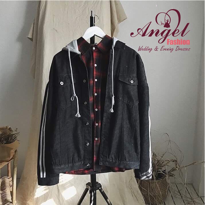Áo khoác Jean nam thời trang Angel cao cấp kiểu from rộng TRA249 (HÀNG CHUẨN SHOP)