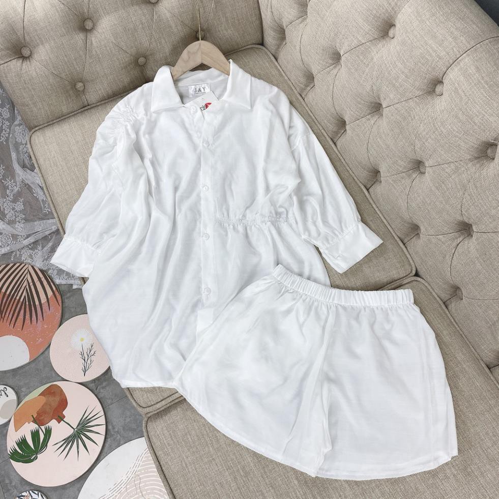Set đồ nữ cá tính, set quần sóc áo quây đi chơi sang chảnh mùa hè đẹp 8A00055 THVVN | BigBuy360 - bigbuy360.vn