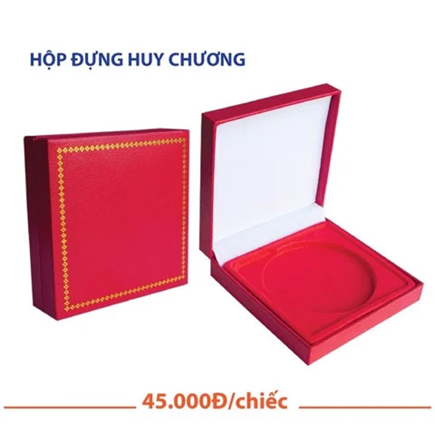 Hộp Đựng Huy Chương Đỏ KAMITO Hộp đựng huy chương cho giải đấu thể thao