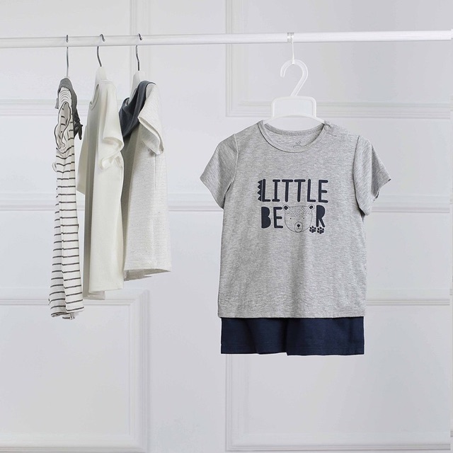 Bộ ngắn la pomme gấu cho bé trai