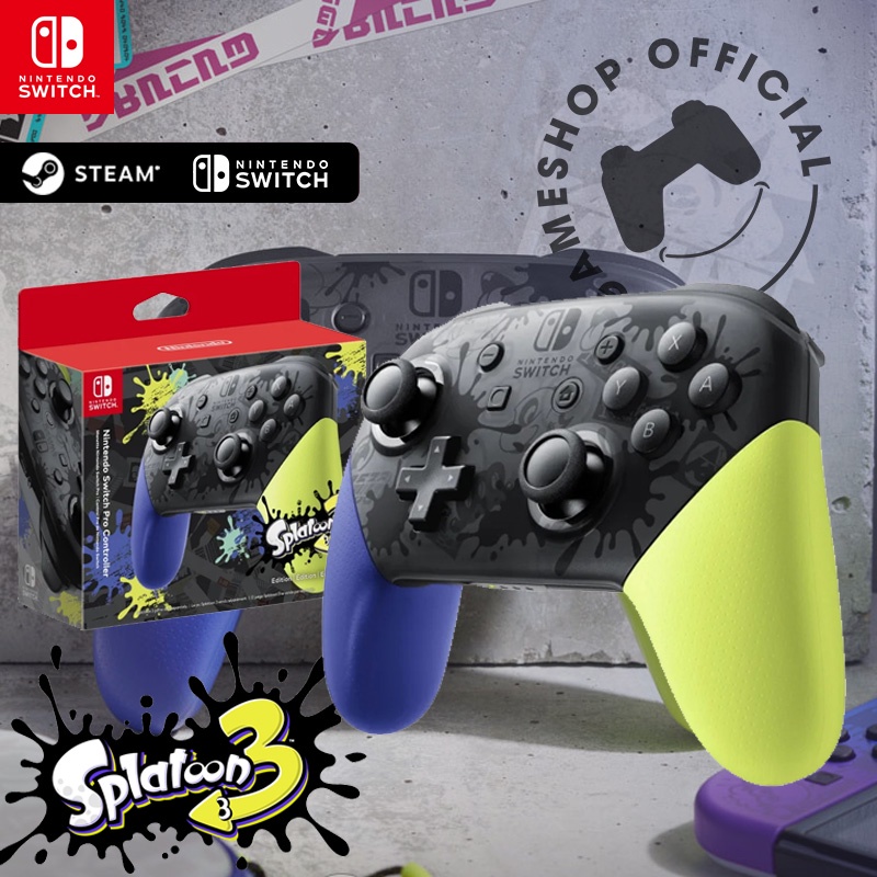 Pro Controller Nintendo Switch Tay cầm chơi game Chính hãng Nguyên seal Phụ kiện console Switch