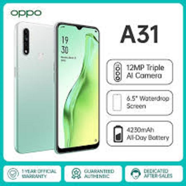 điện thoại Oppo A31 2020 2sim ram 8G rom 256G, Máy Chính Hãng, màn hình 6.5inch, Camera siêu nét - BC 03