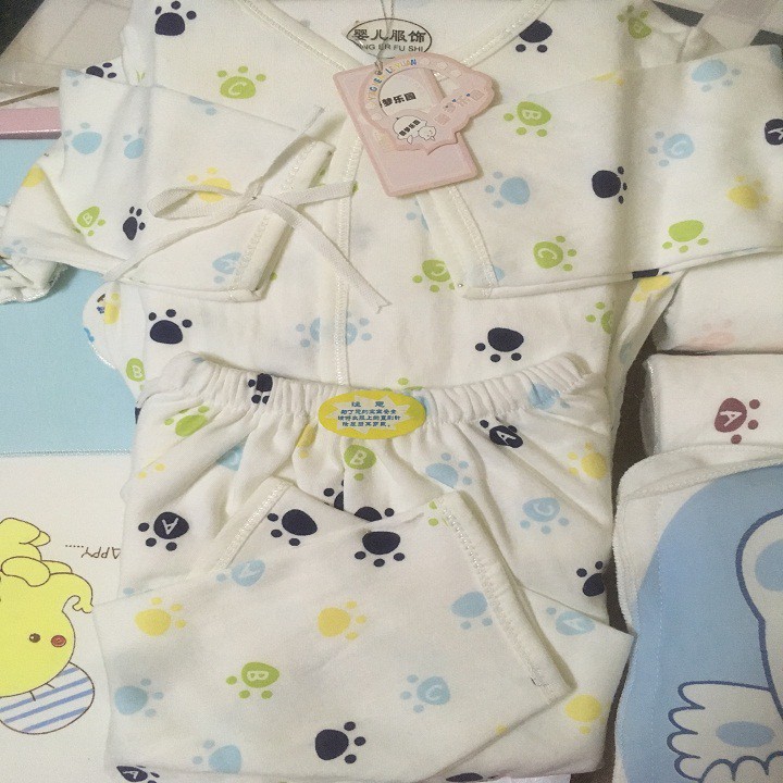 Set quà tặng trẻ sơ sinh 0~6 tháng kèm ảnh thật