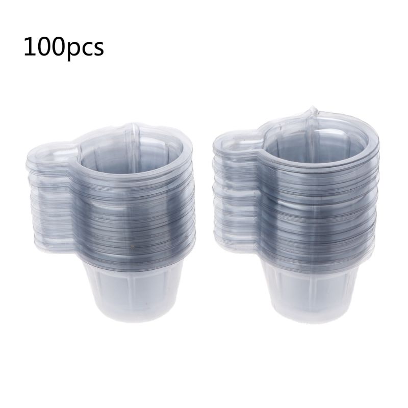 Set 20/100 cốc nhựa 40ml dùng một lần cho làm trang sức thủ công DIY từ nhựa resin epoxy