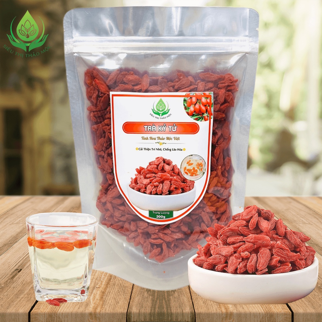 ✅ Kỷ Tử Đỏ  100gr Sấy Khô Quả To Đỏ Đều Giúp Đẹp Da, Bổ Máu, Dễ Ngủ, Sáng Mắt