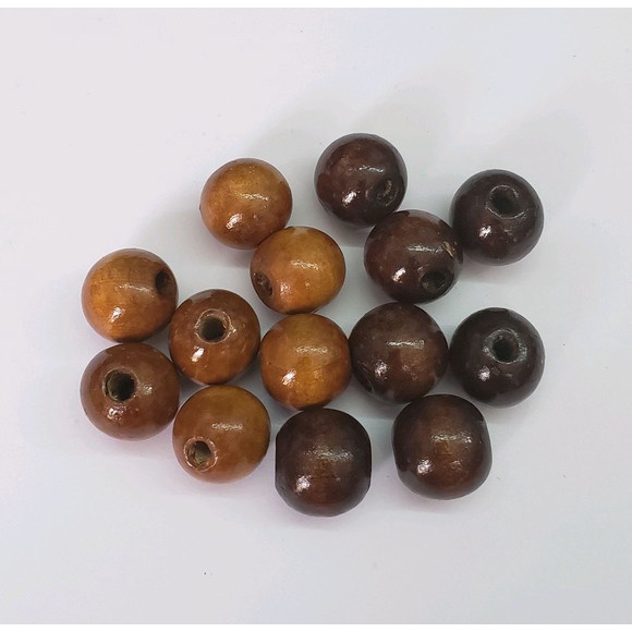 Hạt gỗ mộc tròn 1kg làm túi tỏi, hanmade, thủ công sáng tạo