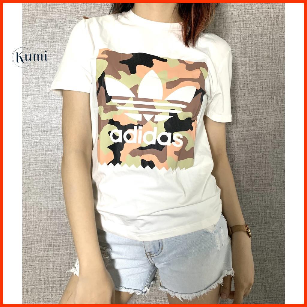 Áo thun nữ chất cotton cao cấp Adidas hàng xuất xịn co giãn thoáng mát chỉ có  tại Kumi Fashion | BigBuy360 - bigbuy360.vn