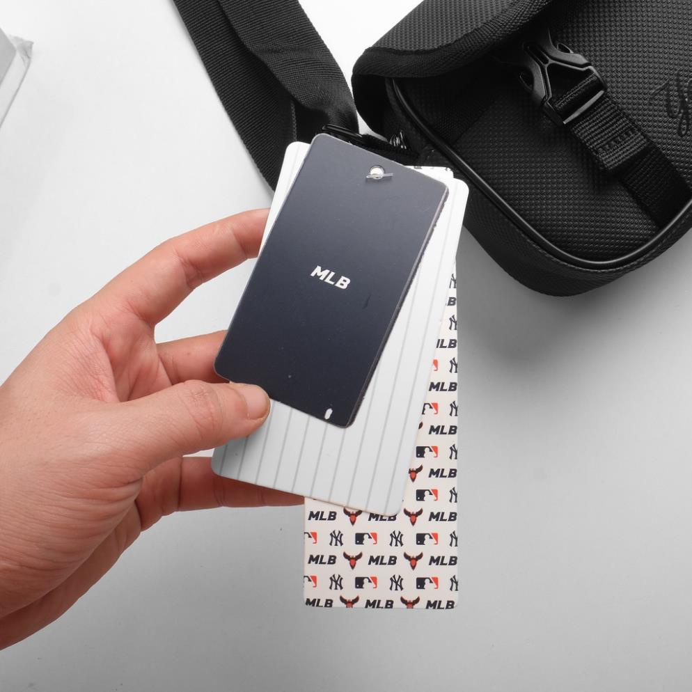TÚI ĐEO CHÉO MLB MINI BAG COLLECTION CHẤT POLYESTE CAO CẤP, TÚI THỜI TRANG MLB600 MÀU ĐEN  chuản xịn